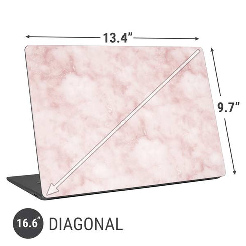 Blush Marble Universal Laptop 16.6in (13.4 x 9.7in) Skin